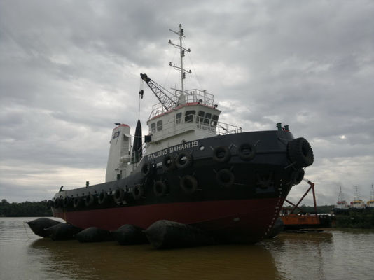 Kalite  5 Layers Ship Launching Airbags Docking Natural Rubber Marine Salvage Airbags fabrika