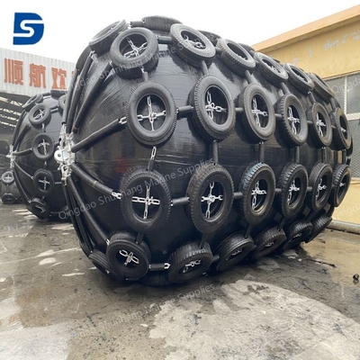 ISO17357 2014 Şişme Dock Bumper Yokohama Kauçuk Fender 50kpa
